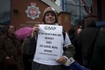 Swinton Police Station Protest Against GMP 
